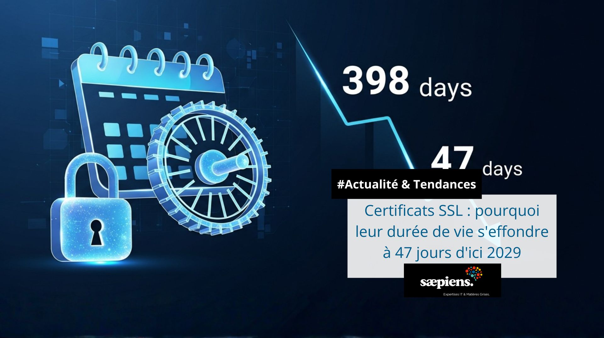 Certificats SSL : pourquoi leur durée de vie s'effondre à 47 jours d'ici 2029