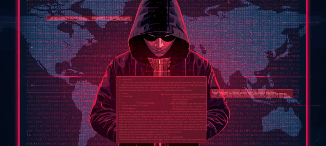 Illustration d’une attaque supply chain en cybersécurité : un hacker infecte une mise à jour logicielle d’un fournisseur pour infiltrer des milliers d’entreprises.